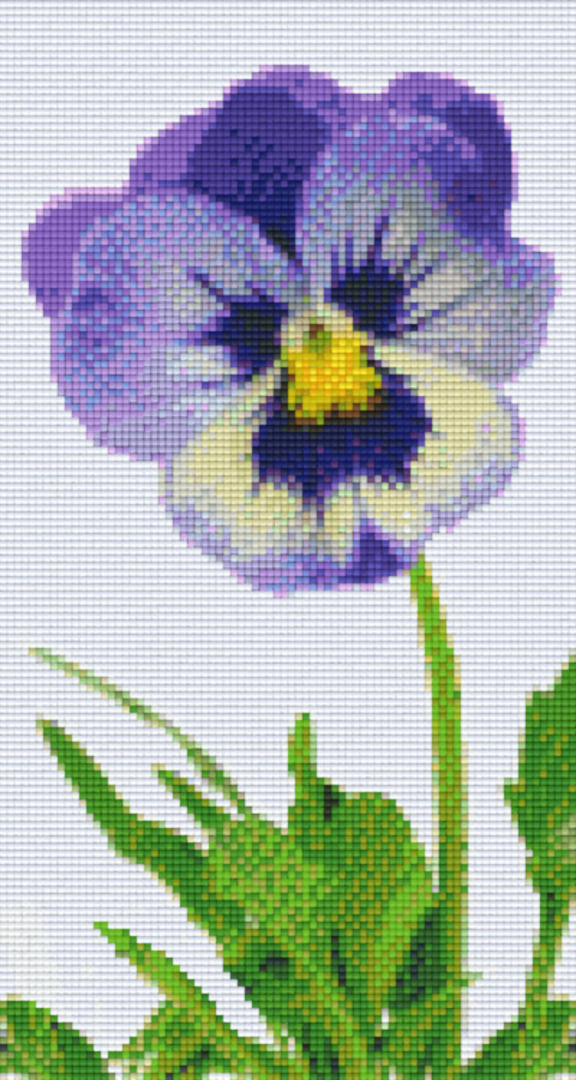 Voilets Six [6] Baseplate PixleHobby Mini-mosaic Art Kits image 0
